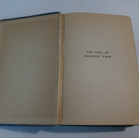 1914 Antique The Girls of Hillcrest Farm Amy Bell Marlowe HC Hardcover VTG Book - Picture 4 of 12